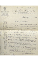 Lettera di Attilio Bagnara